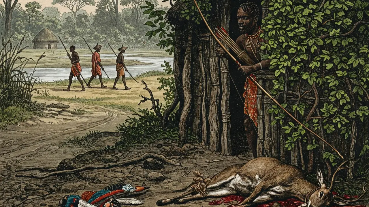 Patakies-ogbe.di-camuflaje Ogbe di, imagen representativa de la historia del camuflaje