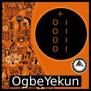 Ogbe yekun, simbología