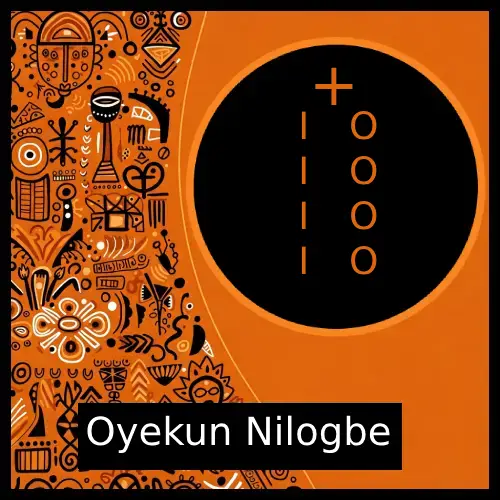 Simbolos del signo Oyekun Nilogbe