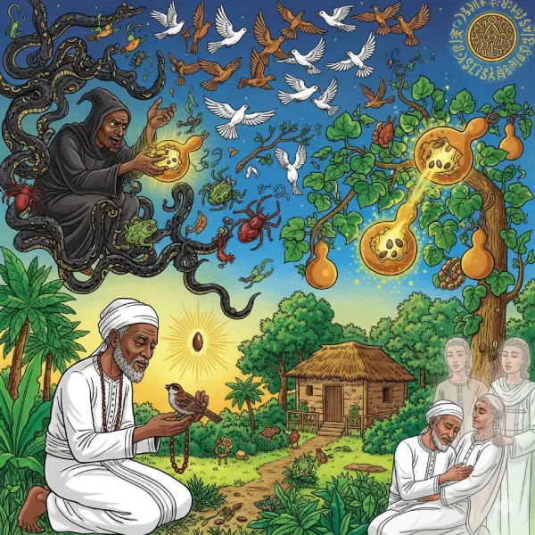 Pataki del signo Oyekun Bika La Agonía de la Muerte