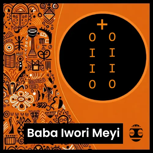 Baba-iwori-meyi Baba Iwori meyi Símbolos de escritura de Ifá