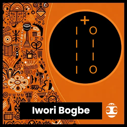 Iwori-bogbe Iwori Bogbe simbolos de Ifá