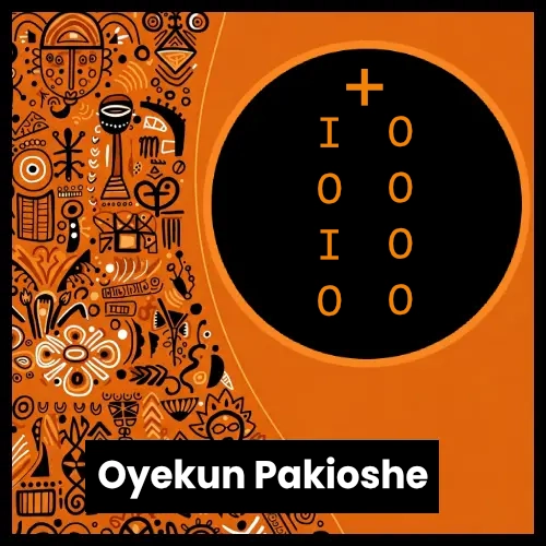 Oyekun Pakioshe ilustración de símbolos